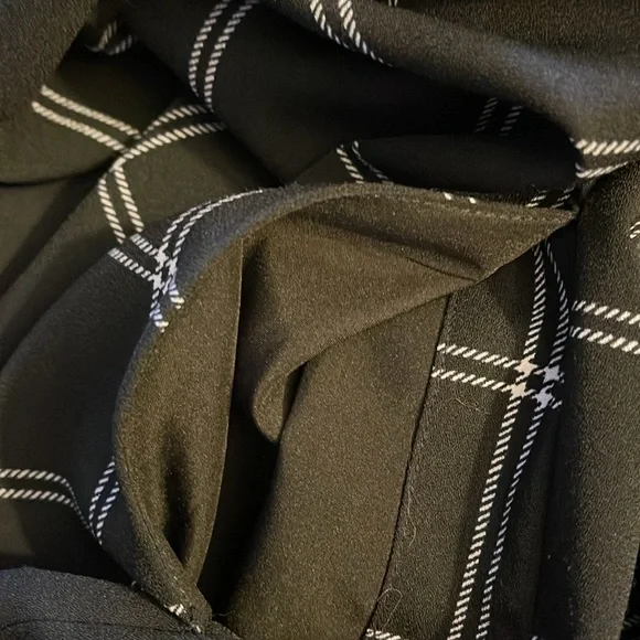 SOLD SOLD SOLD!!!!!A New Day XXL Pullover Dress, Black and White Windowpane - Picture 9 of 9